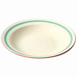 クーププレート 18cm Linea グリーン 24-463178
