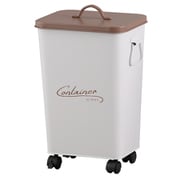 収納ボックス バルトゥ コンテナカート キャスター付き 13L 幅27×奥行21×高さ43cm アイボリー HF-501-IV