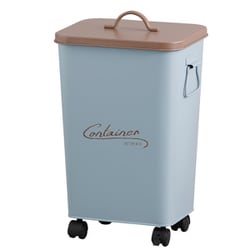 収納ボックス バルトゥ コンテナカート キャスター付き 13L 幅27×奥行21×高さ43cm ブルー HF-501-BL