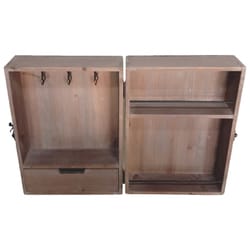 収納ボックス デタンデュ キーボックス 木製 幅22.5×奥行13×高さ30cm YXA-302-BR