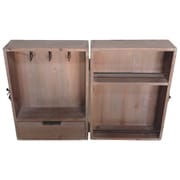 収納ボックス デタンデュ キーボックス 木製 幅22.5×奥行13×高さ30cm YXA-302-BR