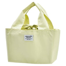ランチバッグ 保冷 巾着 smooth moss イエロー A419