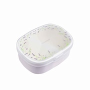 お弁当箱 フルール ワンタッチランチBOX 1段 600ml ラベンダー 10853
