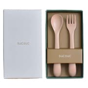 ベビー 食器 カトラリー SUCSUC カトラリーセットPK 日本製 ピンク 23067