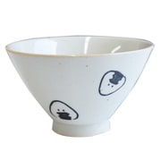 飯碗 11cm ぎゅっとおにぎりさん 陶磁器 波佐見焼 のり 47061