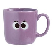 マグカップ 250ml イロイロオメメ 陶磁器 パープル 44214