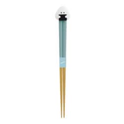 箸 箸置き セット 21cm ぎゅっとおにぎりさん 天然木 シリコーン のり 48046