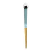 箸 箸置き セット 21cm ぎゅっとおにぎりさん 天然木 シリコーン のり 48046