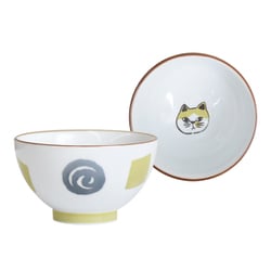 茶碗 ねこきぶん 飯碗 ハチワレ 85588