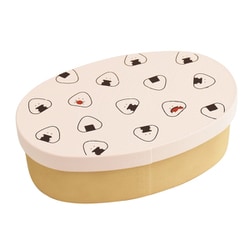 弁当箱 475ml ぎゅっとおにぎりさん 抗菌ランチBOX ピンク 47135