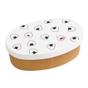 弁当箱 475ml ぎゅっとおにぎりさん 抗菌ランチBOX ホワイト 47136