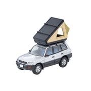 LV-N354c 1/64 トヨタ RAV4J V 銀 テント・フィギュア付 [ダイキャストミニカー]