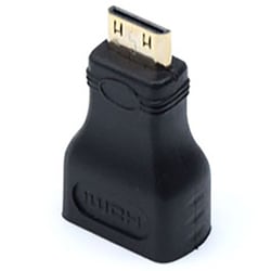 miniHDMIオス-HDMIメス 変換アダプタ JTMIHDM-HDF