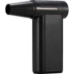 電動エアダスター 充電式 ブロワー 8段階風量調整 ノズル付属 ブラック AD-ALB04BK