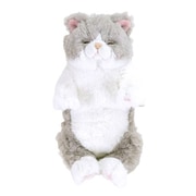 P-1373 ひざねこ すやすや ぬいぐるみ S GY