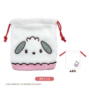 HV02-01 サンリオキャラクターズ はぴだんぶい もふもふ巾着 ポチャッコ