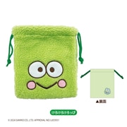 HV02-06 サンリオキャラクターズ はぴだんぶい もふもふ巾着 けろけろけろっぴ