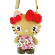 サンリオキャラクターズ マスコットミニショルダー ハローキティ 平成レトロコギャルシリーズ ハイビスカス柄