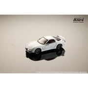 HJ649007W 1/64 マツダ RX-7（FD3S） TYPE RZ エンジンディスプレイモデル付 ピュアホワイト [ダイキャストミニカー]
