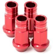 WG アルミロングナット M12XP1.25 4コイリ RED 0053049