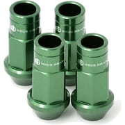 WG アルミロングナット M12XP1.25 4コ GREEN 0053052