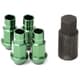 WG アルミロングロック M12XP1.25 4コ GREEN 0053062