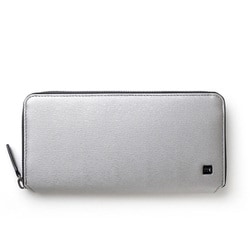 ラウンドファスナー長財布 989607 シルバー