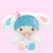 218407-25 サンリオキャラクターズ ぬいぐるみ S リトルツインスターズ ホワイトバニー キキ