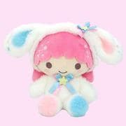 218414-25 サンリオキャラクターズ ぬいぐるみ S リトルツインスターズ ホワイトバニー ララ
