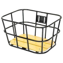 AL-N04 ウッド ボトム バスケット S BLK BKT09300