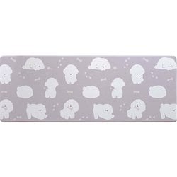 拭ける キッチンマット インテリアマット ビジョンフリーゼ 45×120cm 撥水 燃えにくい素材 拭けるｲﾝﾃﾘｱﾏｯﾄ45X120cm ﾋﾞｼﾞｮﾝﾌﾘｰｾﾞ