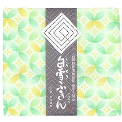 友禅ふきん 七宝柄 グリーン