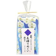 友禅てぬぐい 胡蝶蘭 ブルー