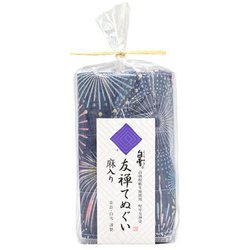 友禅てぬぐい 花火 カラフル