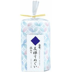 友禅てぬぐい 七宝柄 ブルー
