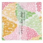 友禅はんかち 松竹梅 ピンク