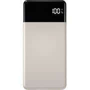 モバイルバッテリー リン酸鉄リチウムイオン電池 PD20W対応 10000mAh ベージュ GH-LFMBPA100-BE