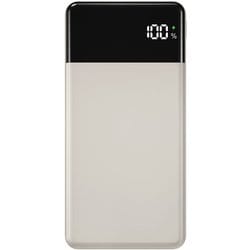 モバイルバッテリー リン酸鉄リチウムイオン電池 PD20W対応 20000mAh ベージュ GH-LFMBPA200-BE