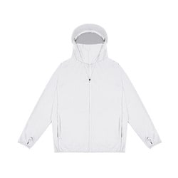 solshade802 [UVパーカー ホワイト 2L-3L]