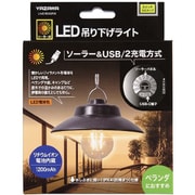 LED吊り下げライト 電球色 ソーラー付 LA4S1804SPBK
