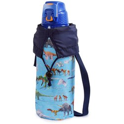 水筒カバー ラージタイプ 撥水・軽量タイプ 恐竜ワールド NM601110