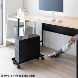 SANWA SUPPLY スチール製デスクスタンド Amazon | サンワダイレクト CPUスタンド デスクトップ用