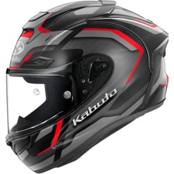 フルフェイスヘルメット F-17 ゼスタル フラットブラックレッド XLサイズ（61-62cm） F-17 ZESTAL