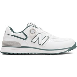25F V4 SL ボア スパイクレスシューズ WHITE/GREEN 26.0cm UG574BG4