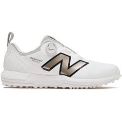 25F FFX V4SL ボア スパイクレスシューズ WHITE/GOLD 25.5cm UGS2500D