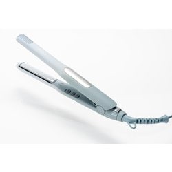 ミラーダブルイオン ストレートヘアアイロン 15mm ムーングレー SLM108-MG