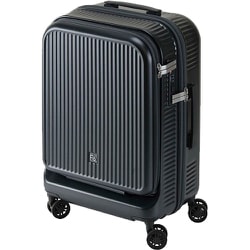 スーツケース FREQUENTER AURA（フリクエンター アウラ） 4輪キャリー S 33L 旅行日数：1～3泊 TSAロック 機内持ち込み可 フロントオープン ダークグレー FQ1-511DGR