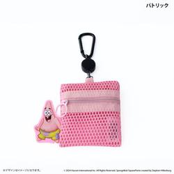 スポンジ・ボブ メッシュポーチ（リール付き） パトリック PB-2402020041 cemeshpouch04