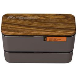G.D.S 長角ネストランチ 木蓋 ランチボックス 730ml チャコール 52-79831-4