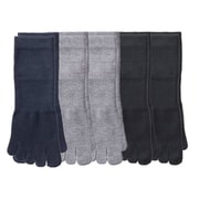 5本指靴下 ソックス ＜5足セット＞ スニーカー丈 くるぶし丈 25-27cm 抗菌防臭 消臭 メンズ アソート GM0112Y